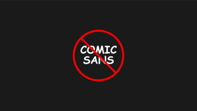 Imagem de destaque do texto Por que todos odeiam Comic Sans do Clube do Design