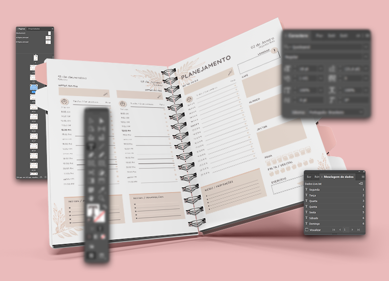 Criando agendas no InDesign - Clube do Design PRO